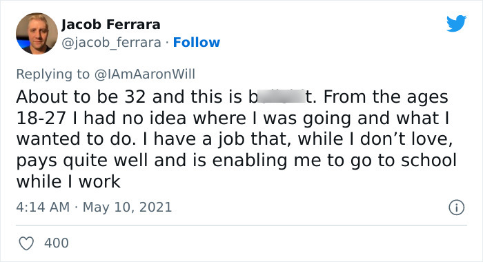 25 Responses to Viral Twitter Post Suggesting People Should Have Figured Out Their Lives Before 25