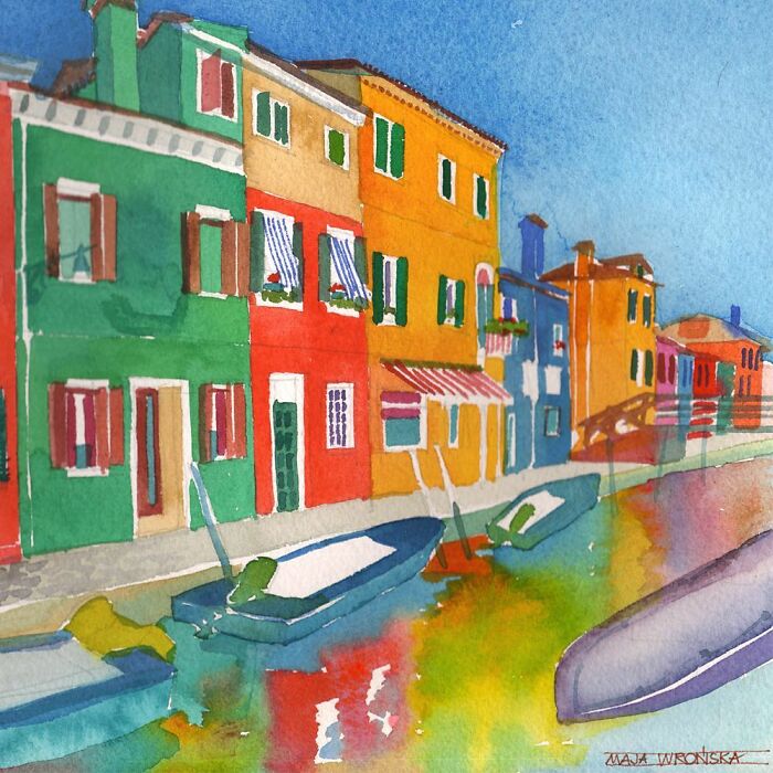 I Show The Beauty Of Venice With My Watercolor Paintings