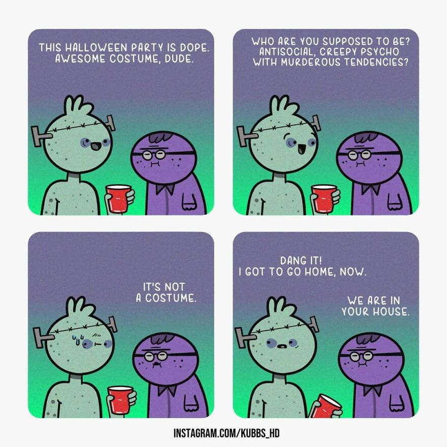 Artist Makes Relatable And Funny Comics That Speak For Mental Health(53 Comics)