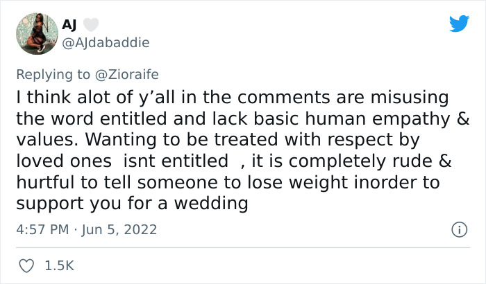 Bridezilla Demands Her Cousin Lose Weight To Be Her Maid Of Honor, The Cousin Calls Her Out Online