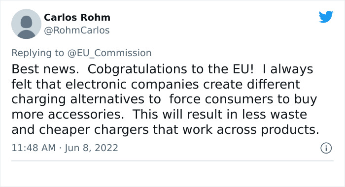 USB-C To Become Mandatory Charger In EU By 2024, With Rules Applying To All Companies, Including Apple USB-C To Become Mandatory Charger In EU By 2024, With Rules Applying To All Companies, Including Apple