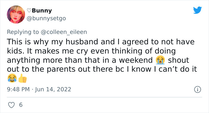 People discuss the free time of people who don't have kids after a tweet about it went viral