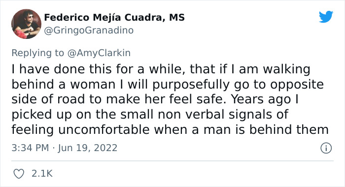 “Stop That Right Now. You Never Do That To A Woman Walking On Her Own”: Woman Shares How A Guy Called Out His Friends’ Jerky Behavior “Stop That Right Now. You Never Do That To A Woman Walking On Her Own”: Woman Shares How A Guy Called Out His Friends’ Jerky Behavior