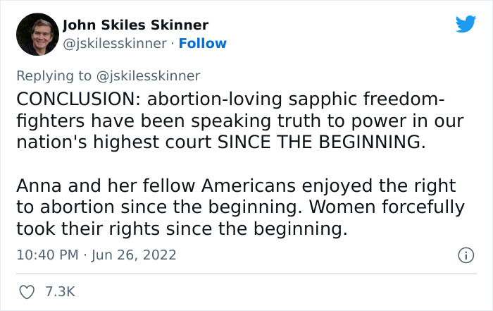 Supreme Court States That Abortion Is Not Rooted In The American Nation's History, This Software Engineer Proves The Statement Is Not True