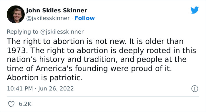 Supreme Court States That Abortion Is Not Rooted In The American Nation's History, This Software Engineer Proves The Statement Is Not True