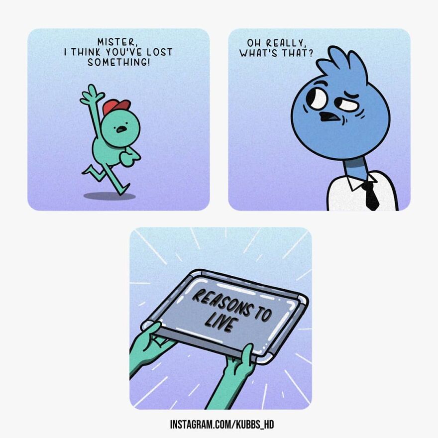 Artist Makes Relatable And Funny Comics That Speak For Mental Health(53 Comics)