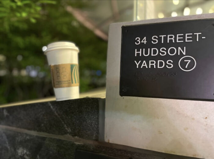 Taken In NYC, This Highlights The Fact That People Can’t Be Bothered To Do Something As Simple As Recycling A Cup