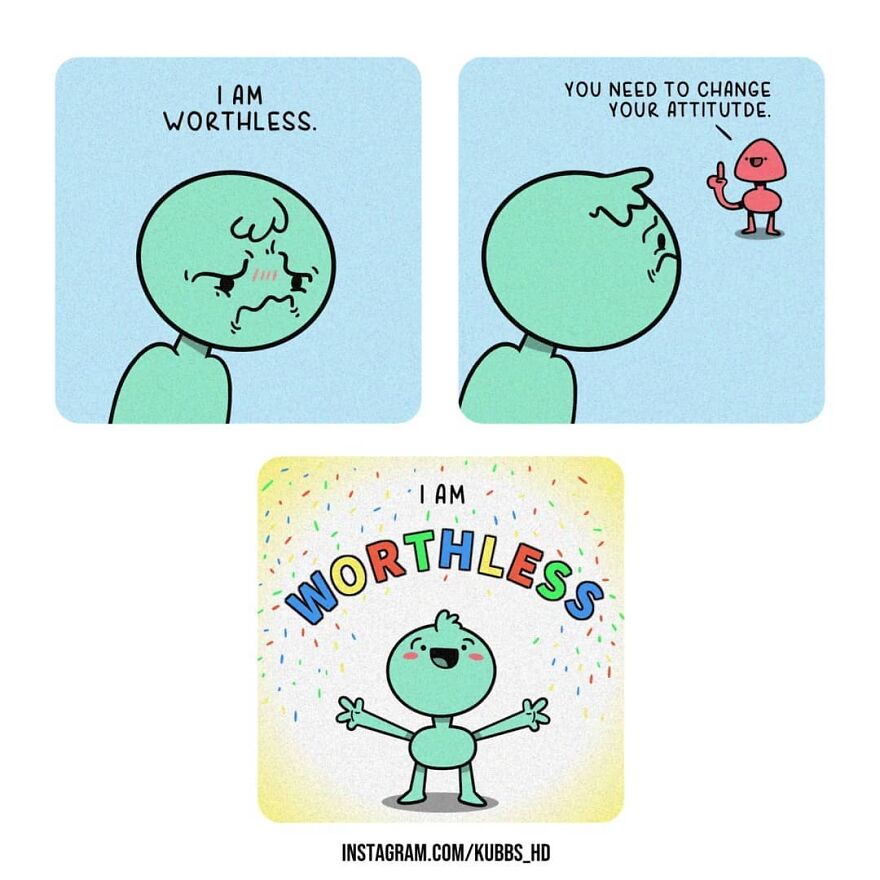 Artist Makes Relatable And Funny Comics That Speak For Mental Health(53 Comics)