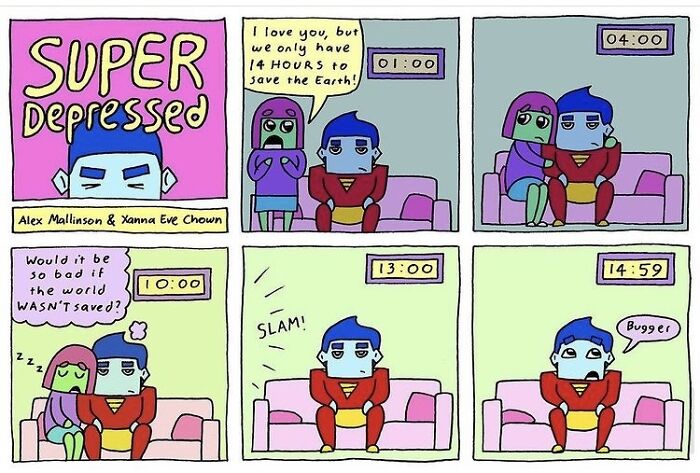 "What If Superman Had Depression?": 10 Comics Made By Us