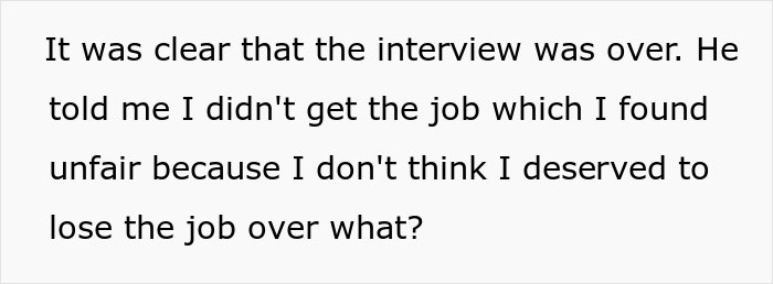 Woman Gets A Creepy Interviewer Fired For Asking “Legit" Personal Questions Woman Gets A Creepy Interviewer Fired For Asking “Legit" Personal Questions