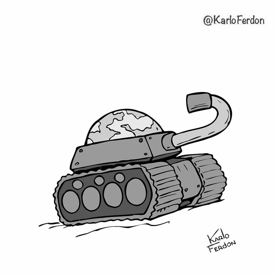 Artist’s 85 New Hilarious Silent Comics With Witty Twists