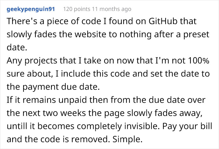 Client Thinks He Can Screw This Web Developer Over And Not Pay For A Job, Regrets It When He Loses A Business And A House Because Of It Client Thinks He Can Screw This Web Developer Over And Not Pay For A Job, Regrets It When He Loses A Business And A House Because Of It
