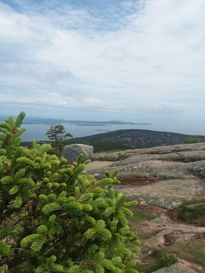The Top Of Cadillac Mountain In Maine
