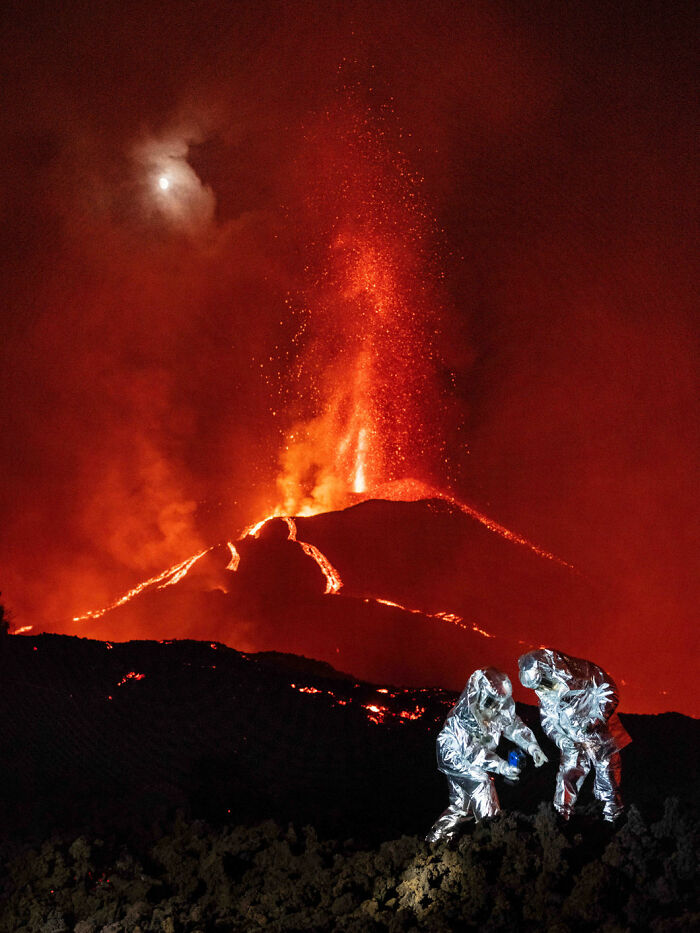 Finalista de Hombre y Naturaleza - "Volcán Cumbre Vieja" de Arturo Rodríguez