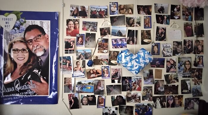 All The Memories I Have Had With My Grandma Over The Years, Right On The Side Of My Bed 🥺💔