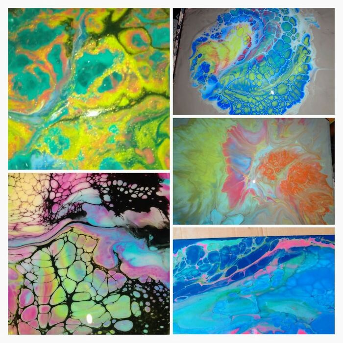 Acrylic Paint Pouring !!