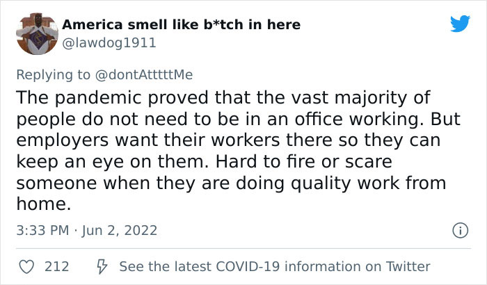 New Boss Wants People Back In The Office 5 Days A Week, Gets Resignation Letters Instead New Boss Wants People Back In The Office 5 Days A Week, Gets Resignation Letters Instead