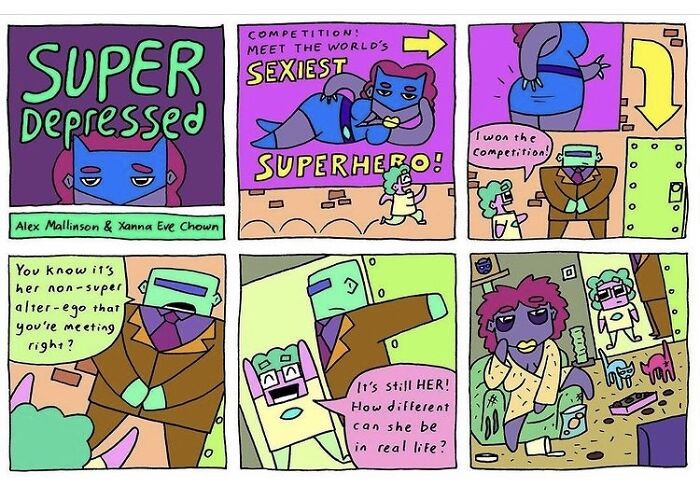 "What If Superman Had Depression?": 10 Comics Made By Us