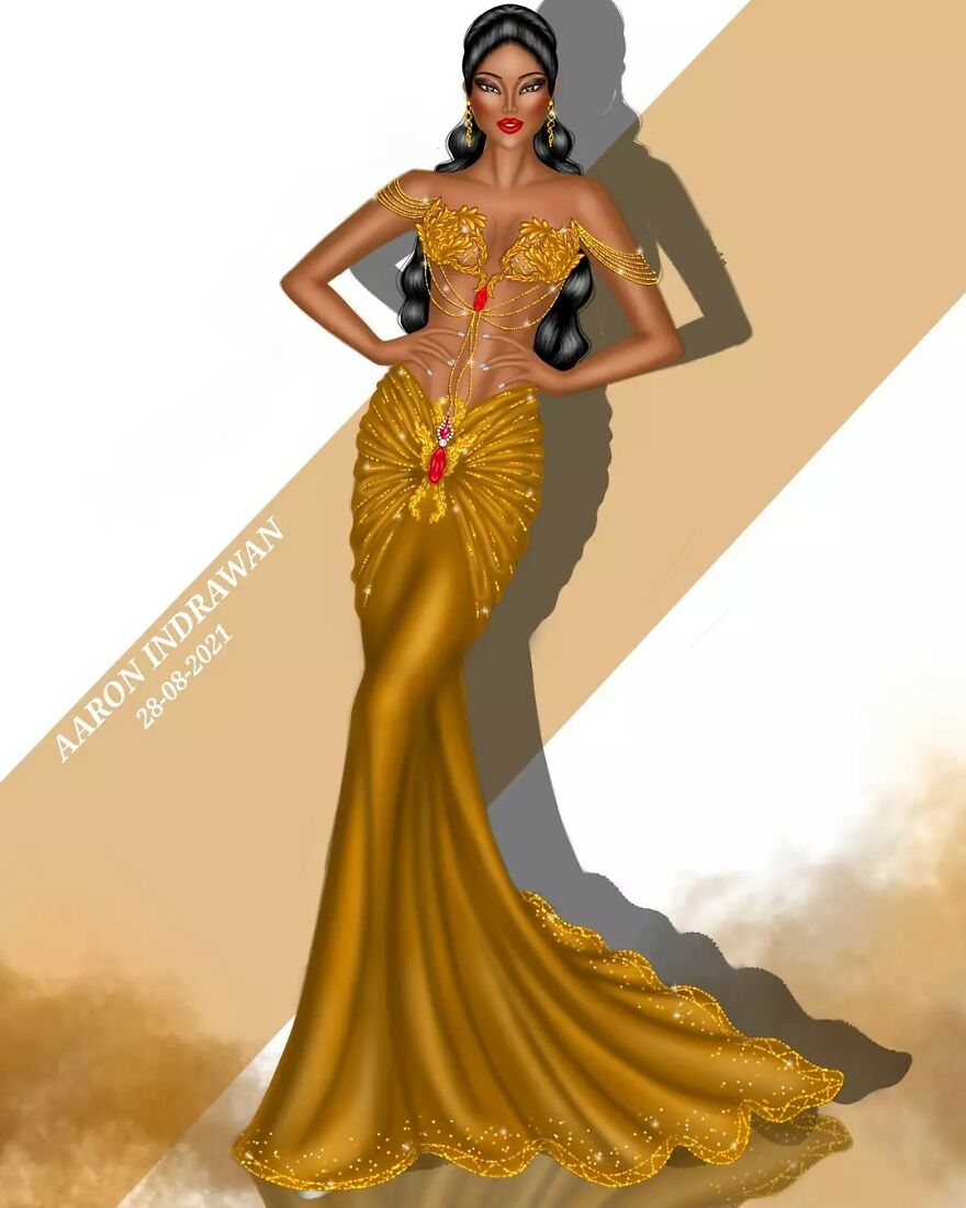 Artist Created Gowns Taking Inspiration From Different Sources To Amaze Every Pageants Lover ( 33 Pics )