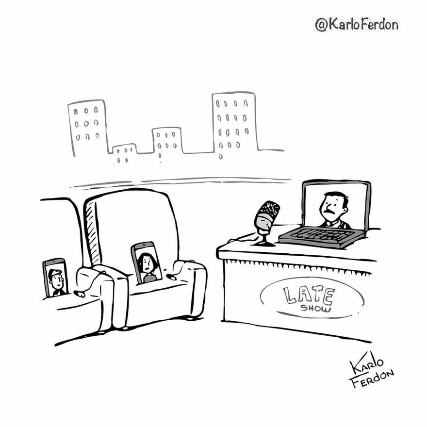 Artist’s 85 New Hilarious Silent Comics With Witty Twists