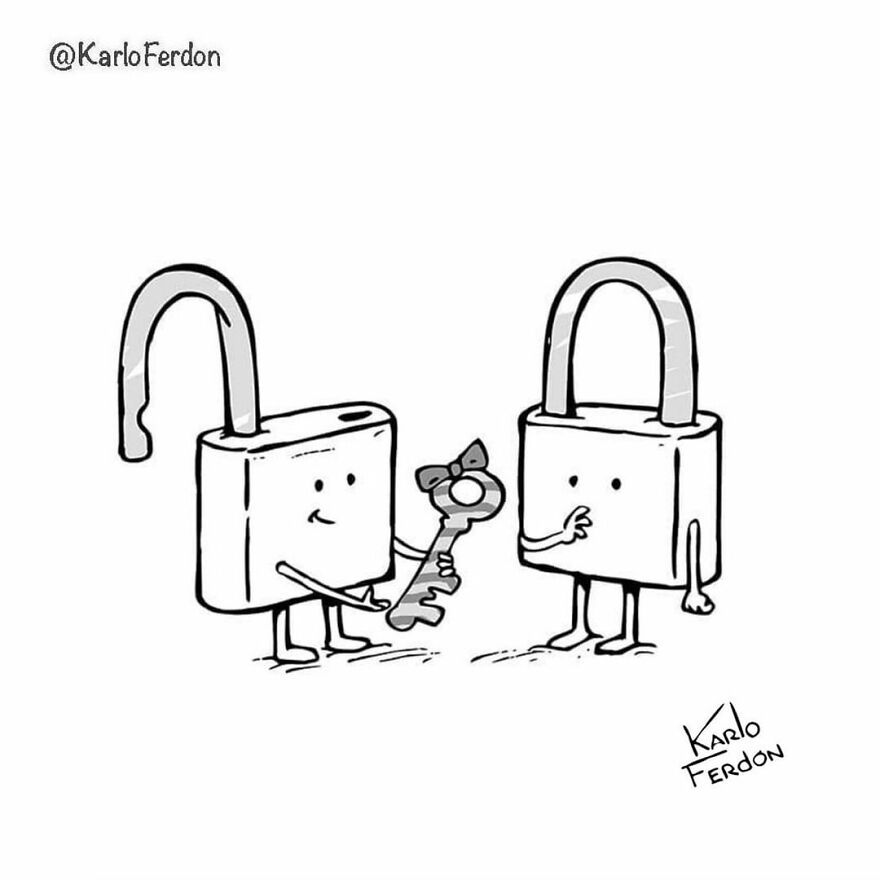 Artist’s 85 New Hilarious Silent Comics With Witty Twists