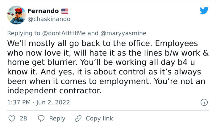 New Boss Wants People Back In The Office 5 Days A Week, Gets Resignation Letters Instead New Boss Wants People Back In The Office 5 Days A Week, Gets Resignation Letters Instead