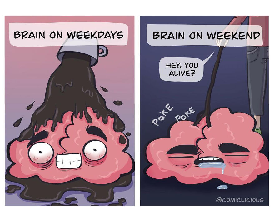 Artist's Witty Comics About Random Thoughts And Experiences