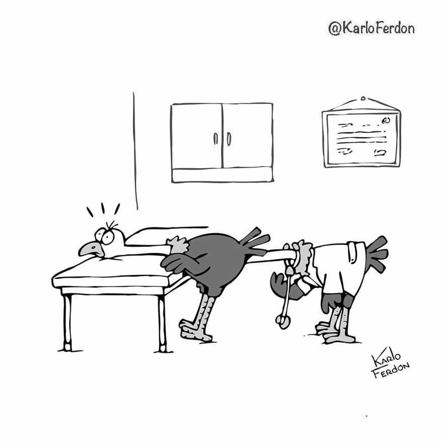 Artist’s 85 New Hilarious Silent Comics With Witty Twists