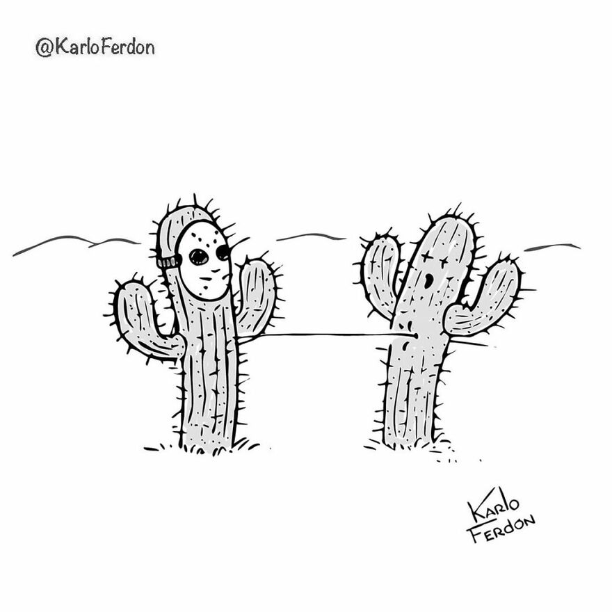 Artist’s 85 New Hilarious Silent Comics With Witty Twists