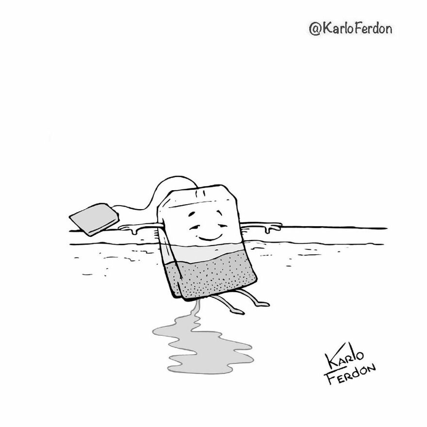 Artist’s 85 New Hilarious Silent Comics With Witty Twists