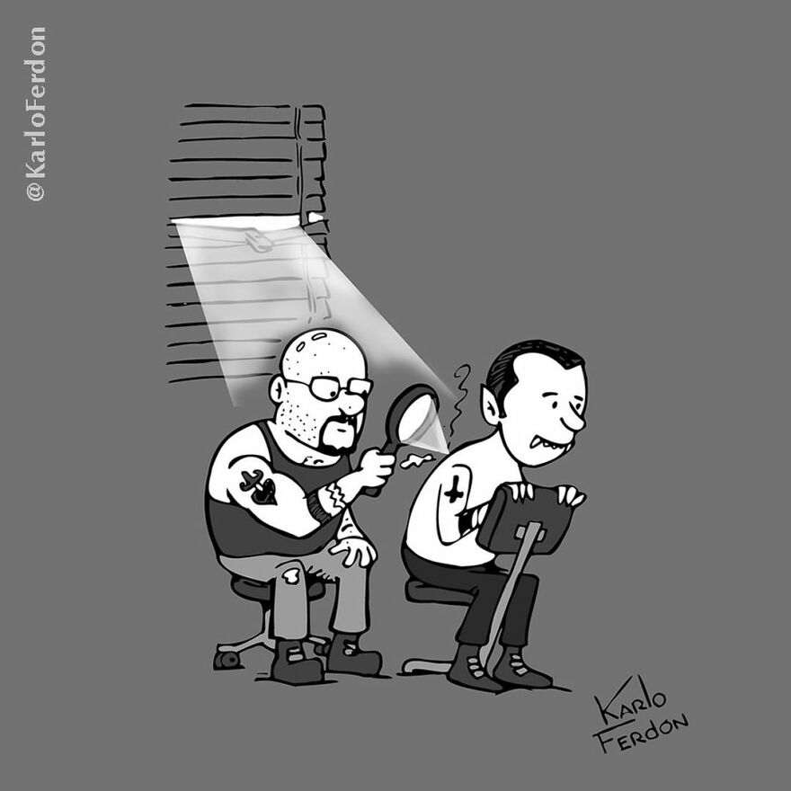 Artist’s 85 New Hilarious Silent Comics With Witty Twists