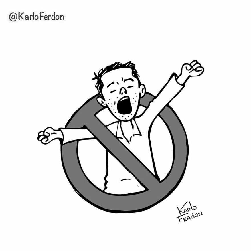 Artist’s 85 New Hilarious Silent Comics With Witty Twists