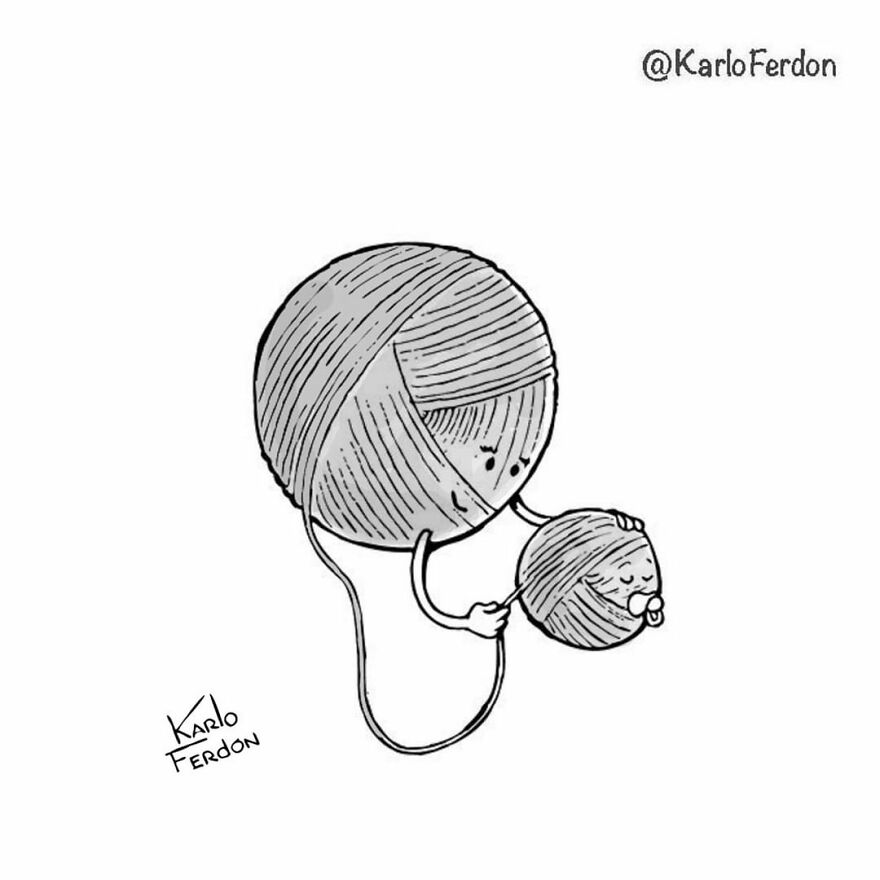 Artist’s 85 New Hilarious Silent Comics With Witty Twists