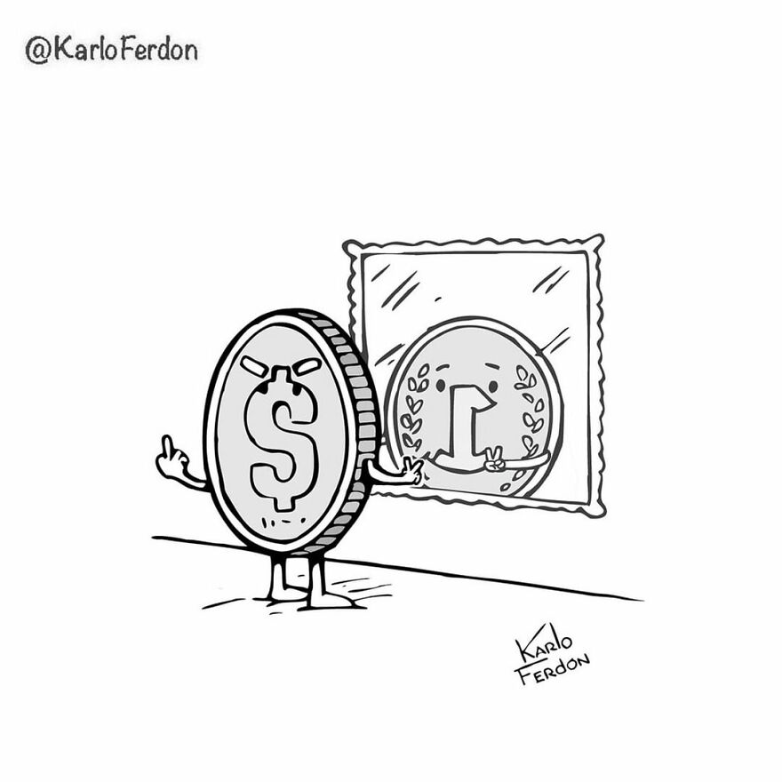 Artist’s 85 New Hilarious Silent Comics With Witty Twists