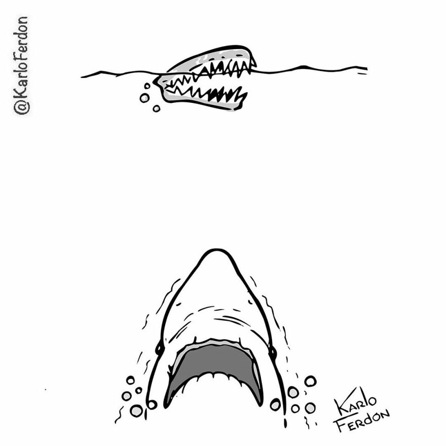 Artist’s 85 New Hilarious Silent Comics With Witty Twists