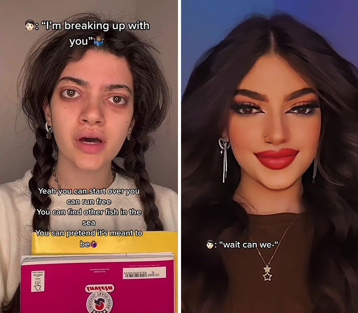 "Makeup Should Be Illegal": TikToker That People Call Mr. Bean's 'Daughter' Embraces 'Catfish' Claims By Posting Makeup Transformations "Makeup Should Be Illegal": TikToker That People Call Mr. Bean's 'Daughter' Embraces 'Catfish' Claims By Posting Makeup Transformations