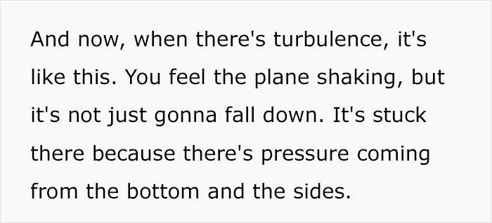 Woman Shares An Example Of Why Turbulence Should Not Scare You And Millions Find It Helpful Woman Shares An Example Of Why Turbulence Should Not Scare You And Millions Find It Helpful
