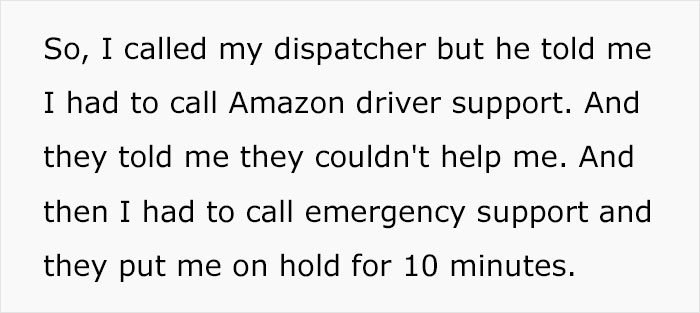 Amazon driver accuses organization of asking 'useless' questions after being bitten by dog
