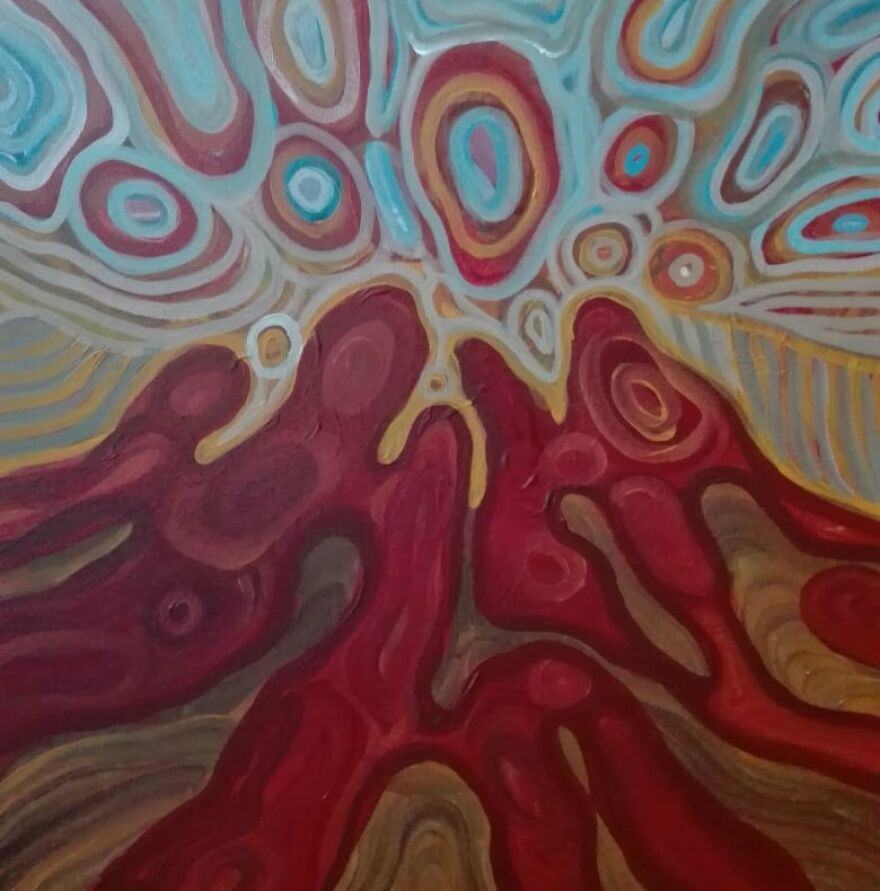 Miracle Kodak. Mixed Media, Acrylic, Canvas. 40x40 Cm, 2019