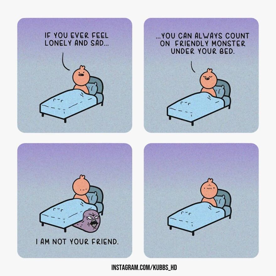 Artist Makes Relatable And Funny Comics That Speak For Mental Health(53 Comics)