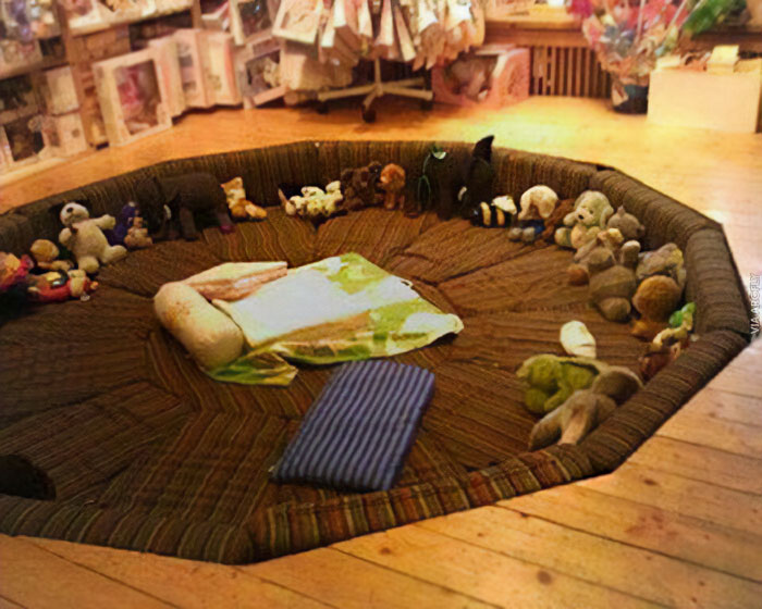 Who Doesn’t Like A Conversation Pit Filled With Stuffed Animals?
