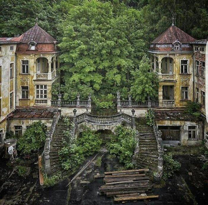 Abandoned Spa Town In The Czech Republic