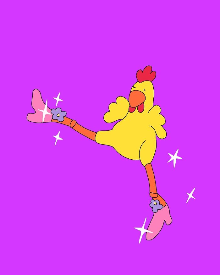 A Fabulous Chicken In High Heels 🤣✨🐔👠✨