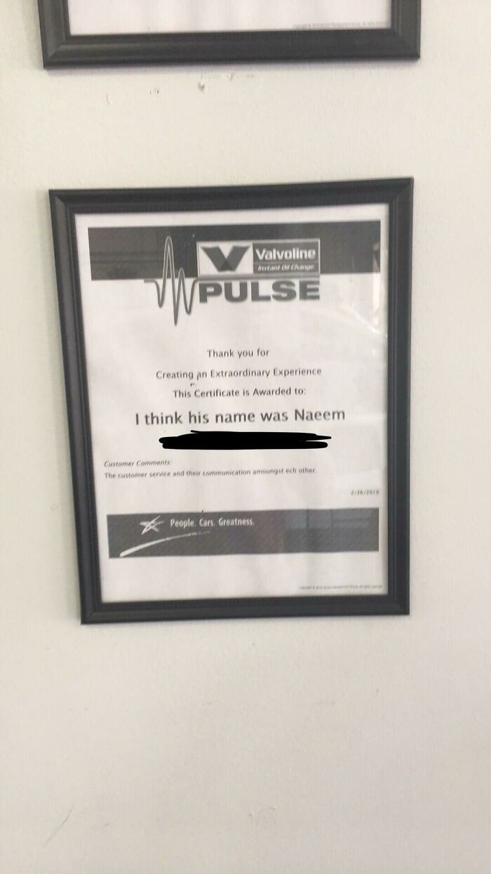 “I Think His Name Is Naaem”