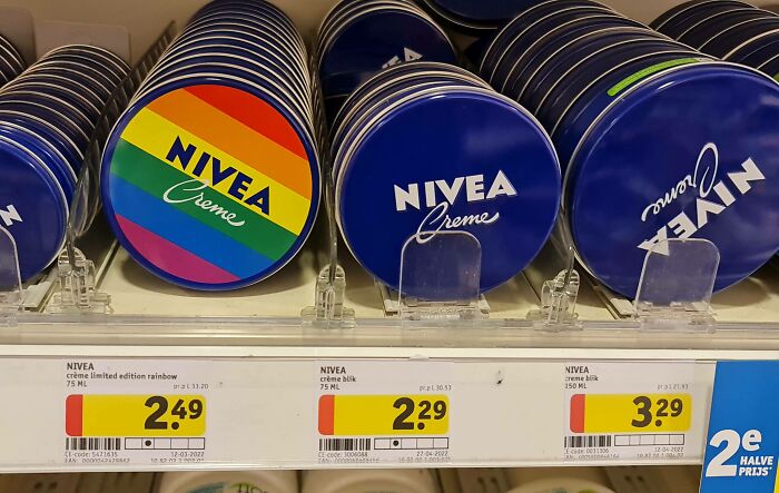 Rainbow Cream Costs 20 Cents More. How Do We All Feel About This? Pride Month Is Coming Up And This Seems To Be The Norm For Businesses