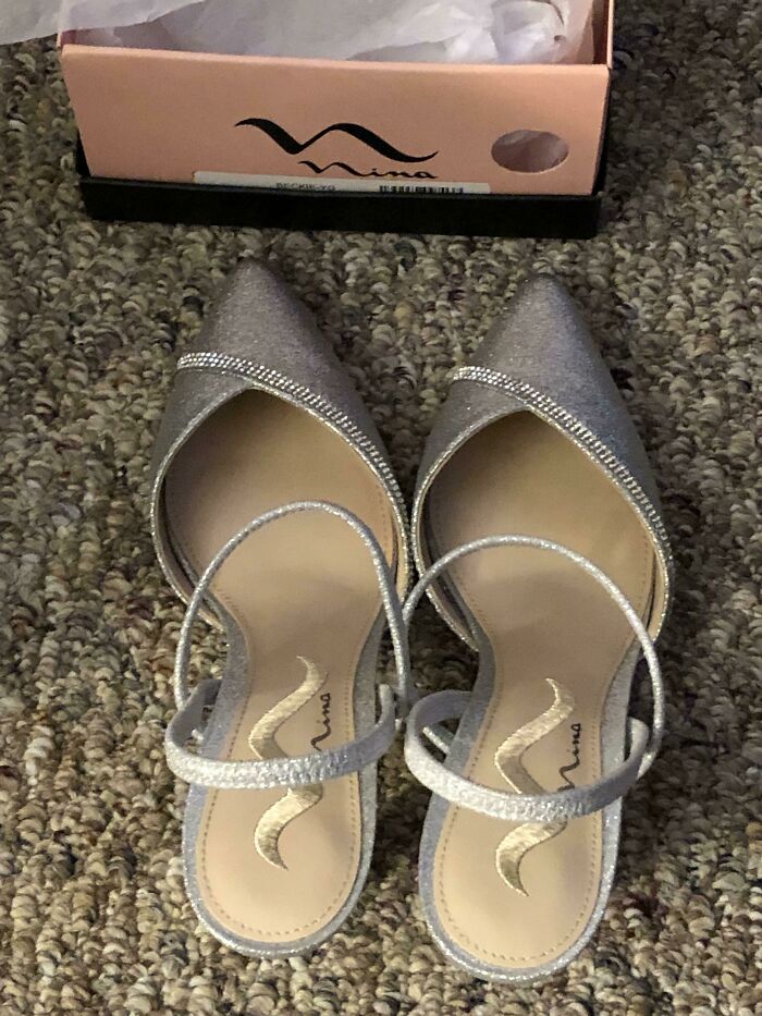I Ordered Shoes To Wear At My Wedding Next Month And Was So Excited To Try Them On. Until I Opened The Box