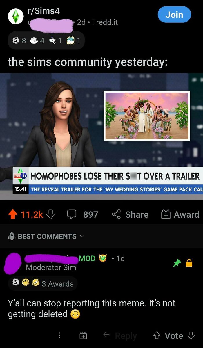 Not Only Did People Get Mad About The Trailer, This Post Got Reported A Lot