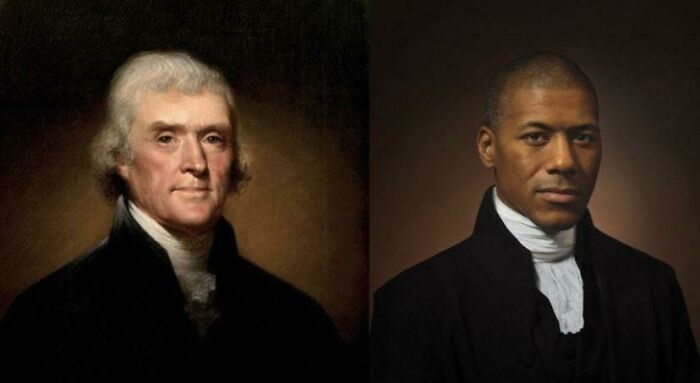 El bisnieto en sexto grado de Thomas Jefferson recrea su foto