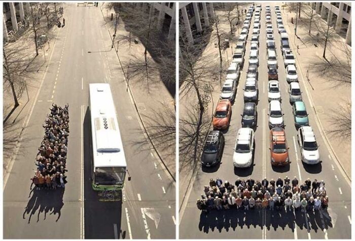 Public Transport vs. Private Transport