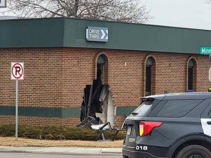 Someone Took The Drive Thru Sign A Bit Too Literally